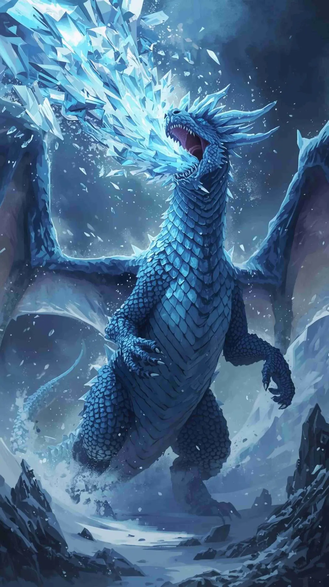 Hair-dun, chef des dragon de glace dans LES FLAMMES DU SERMENT