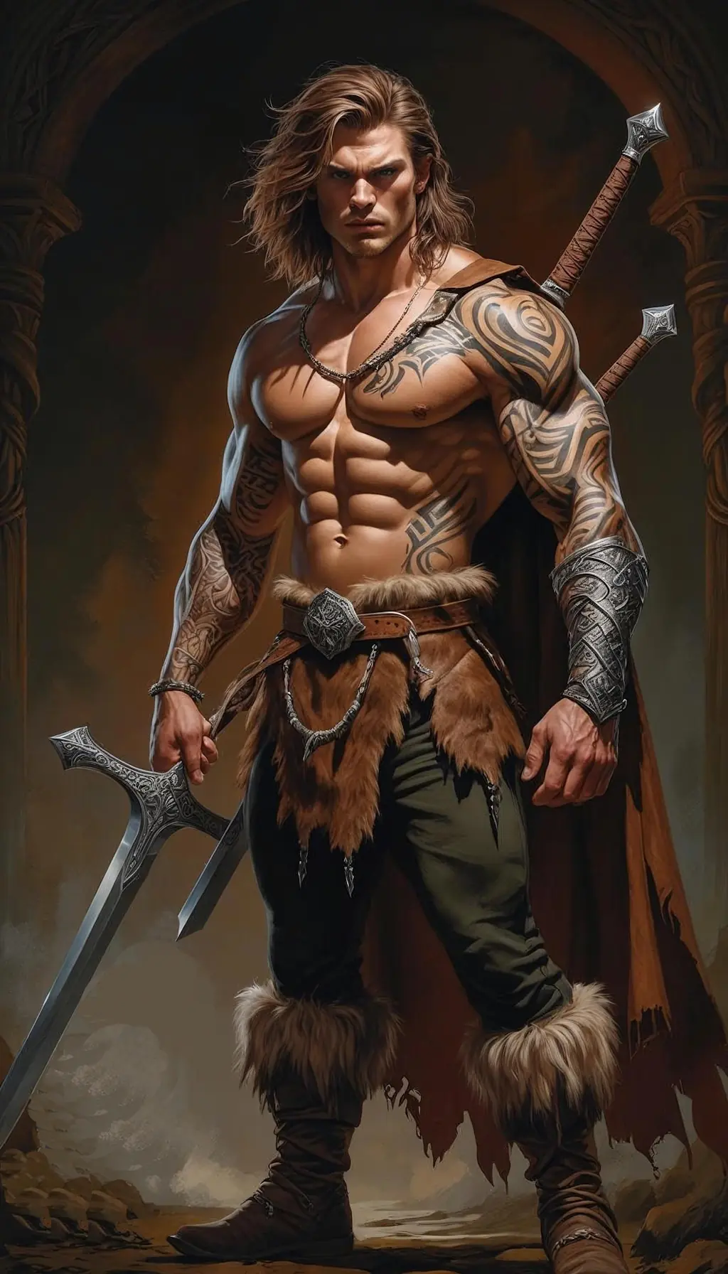Erik, général de guerre d' Hakon dans la nuit du ragnarok