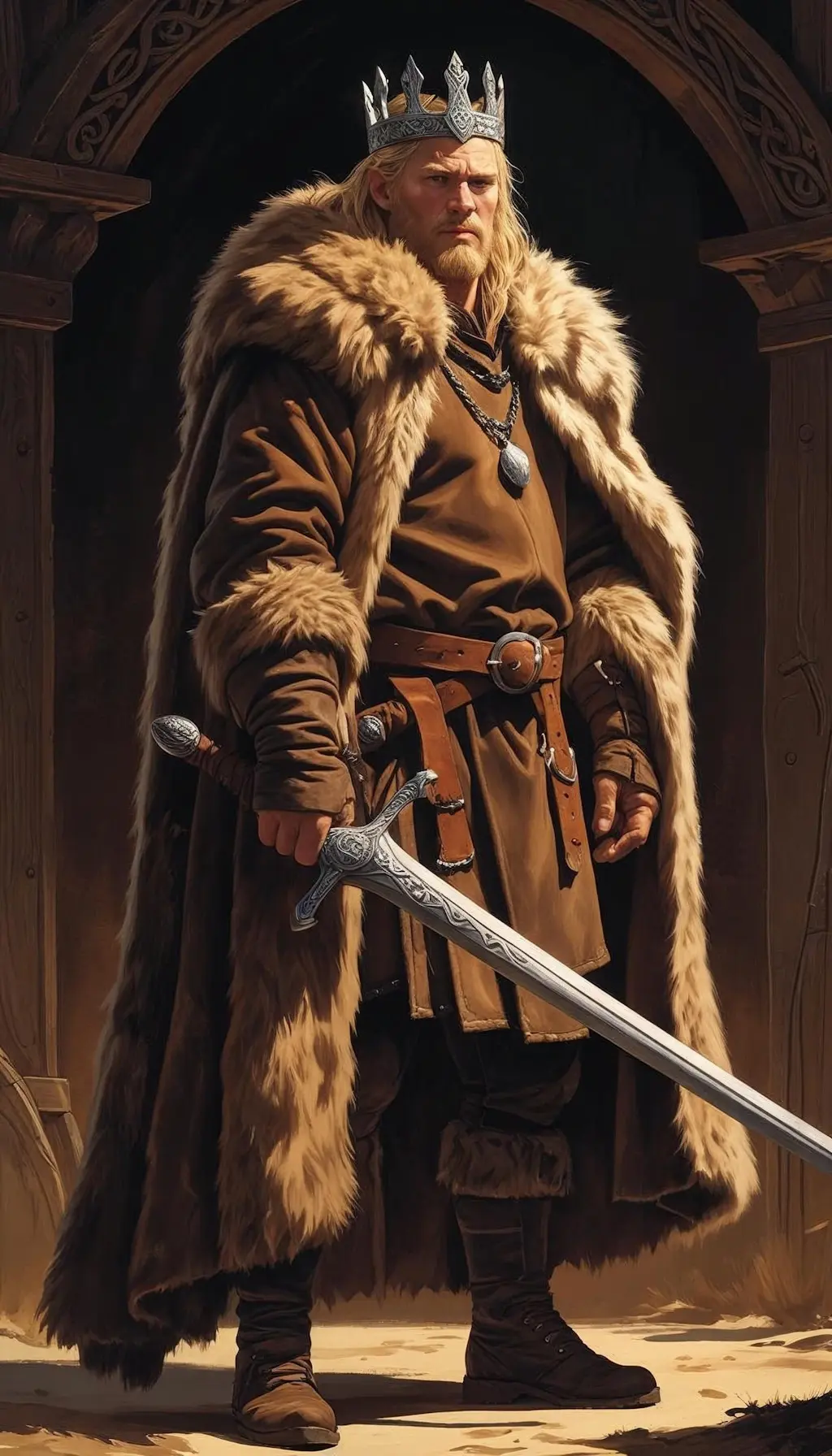 SKJOLD, celebre roi viking dans la nuit du ragnarok